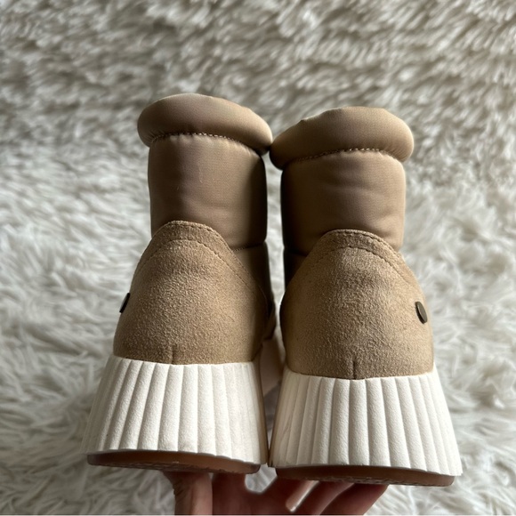 White Mountain Downtown High Top Boots Sand Size 7 New In Box - Picture 8 of 11